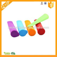 No pegajoso relleno fácil Herramientas instantáneas del helado Silicone Ice Lolly Mold